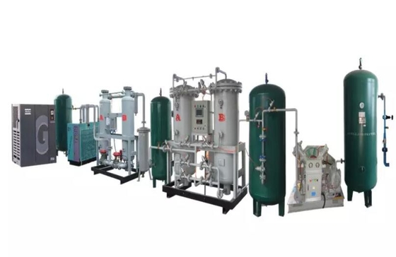 3-400 Nm3/Hの酸素窒素の発電機94% PSAの酸素の植物